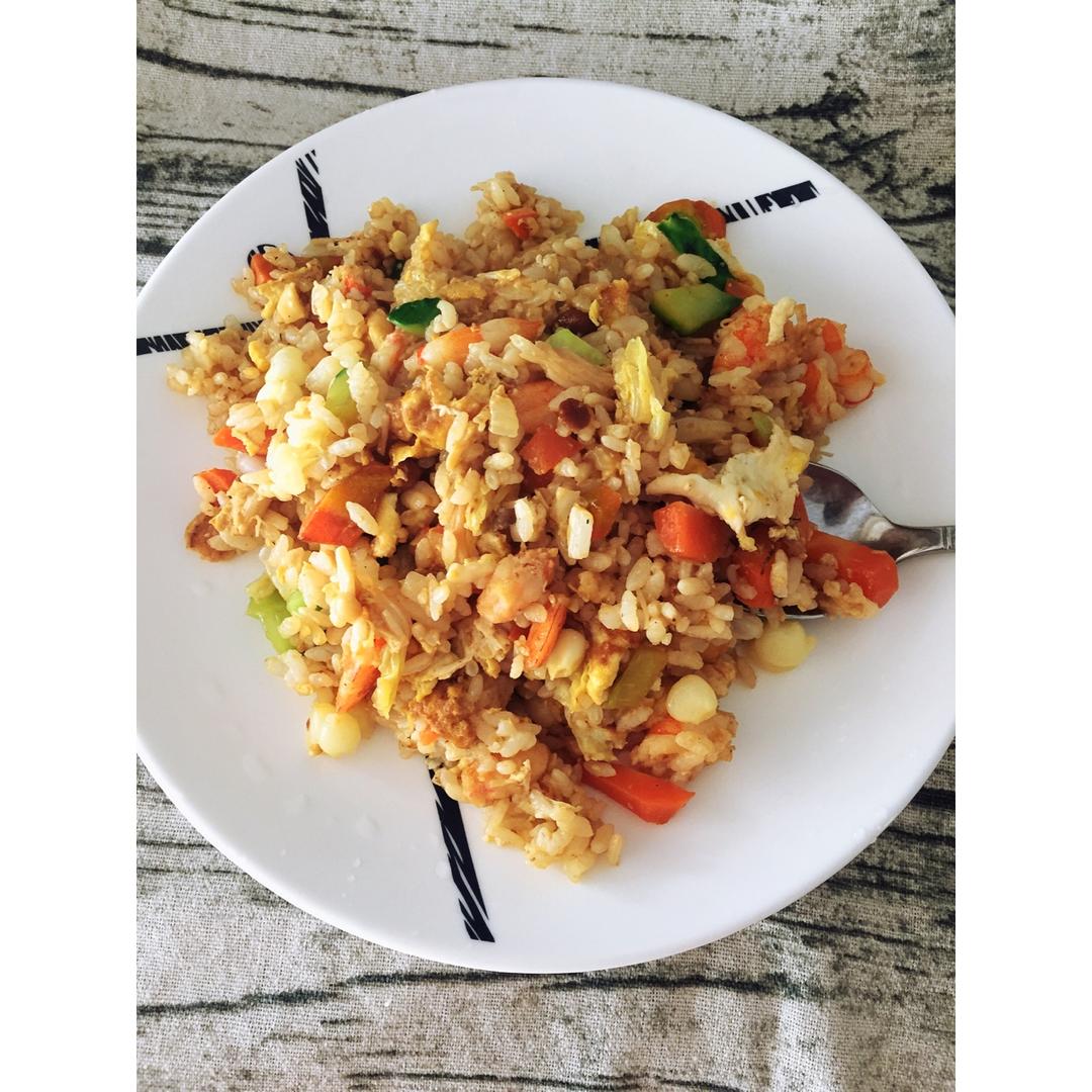 虾仁炒饭