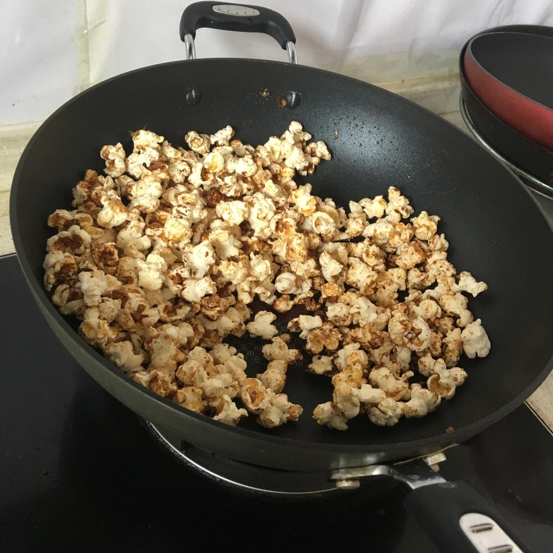 陶josie做的炒锅版焦糖爆米花