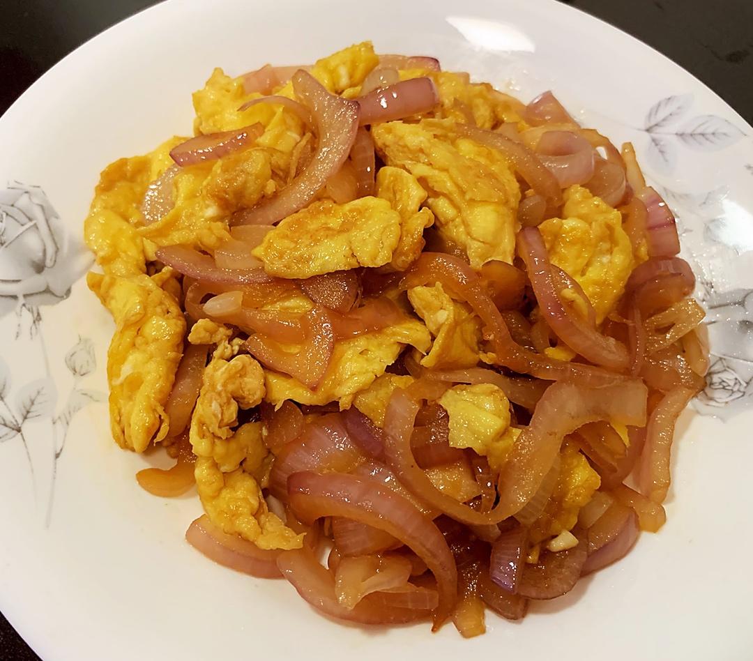 洋葱炒鸡蛋