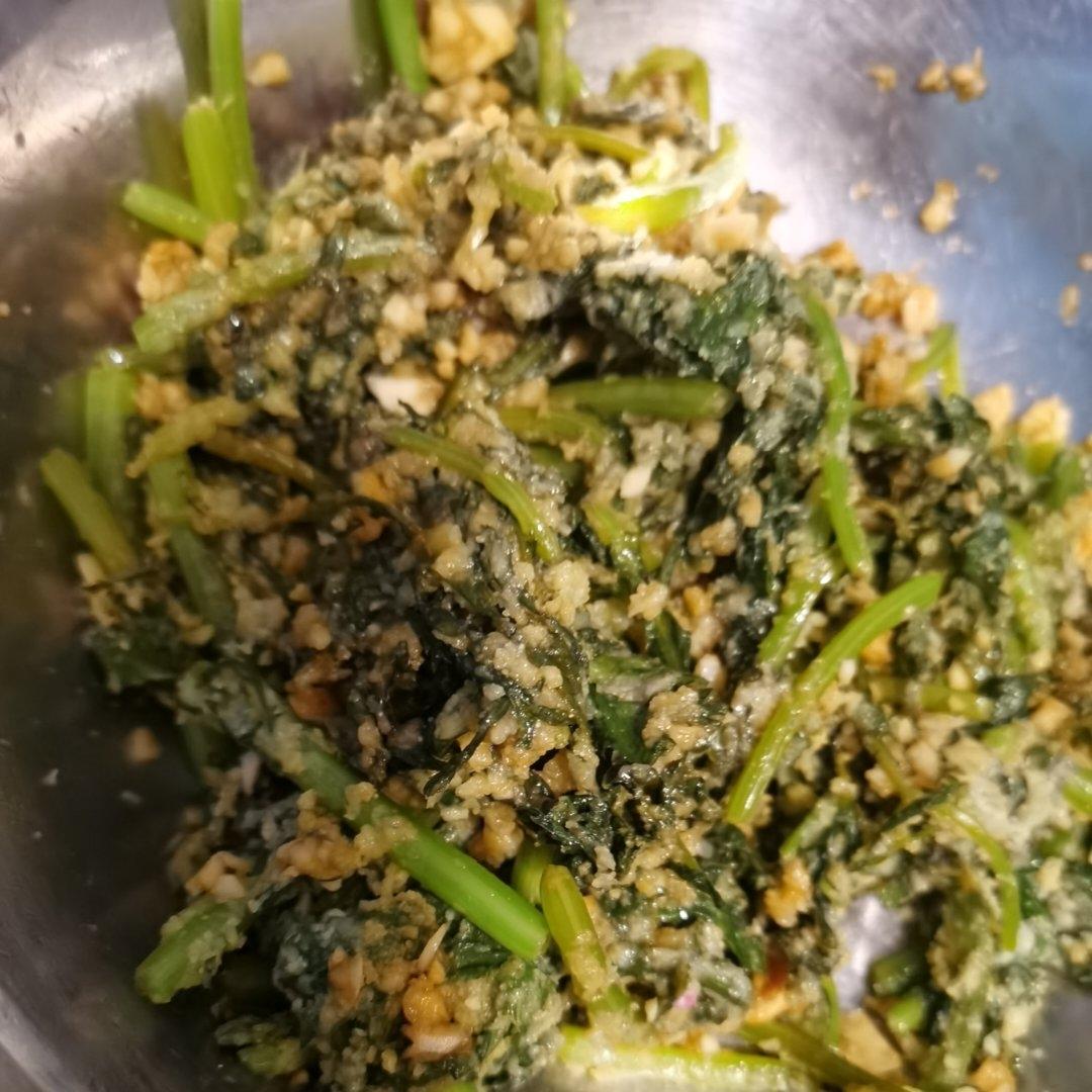粉蒸茼蒿