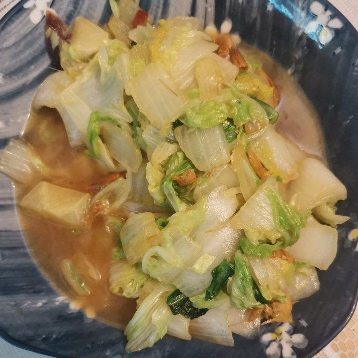 鲜美营养的 虾米🦐杭白菜