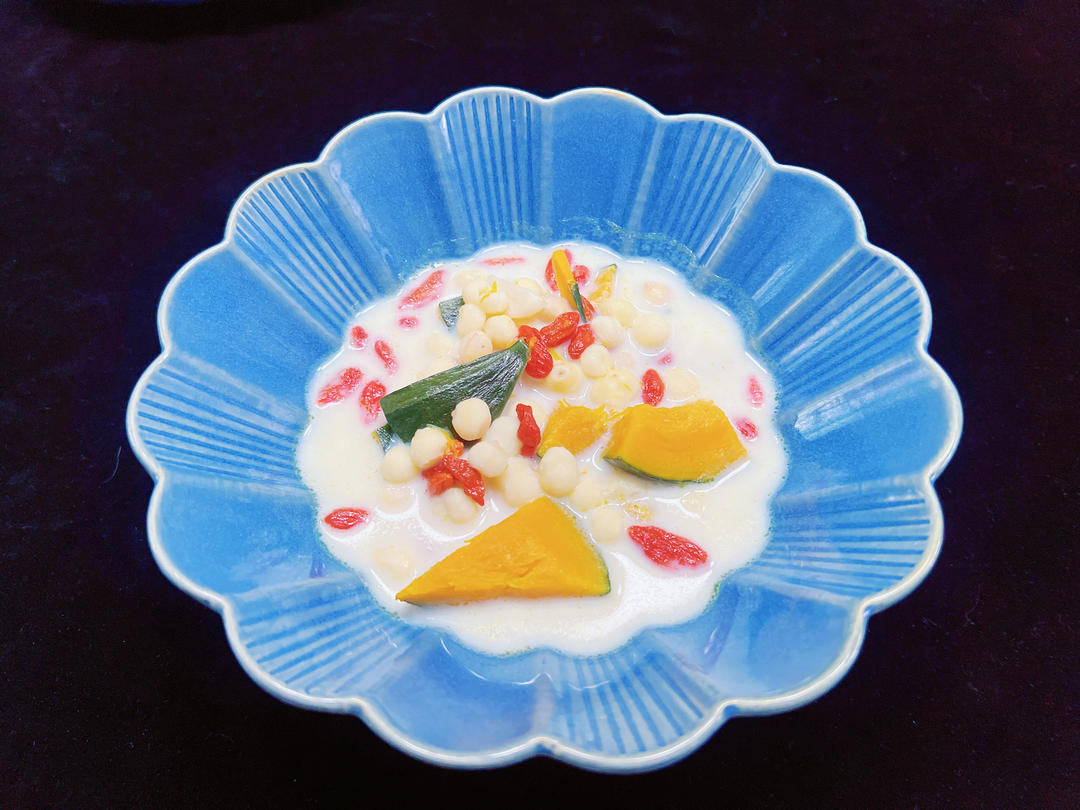 咸味  南瓜椰浆鸡头米