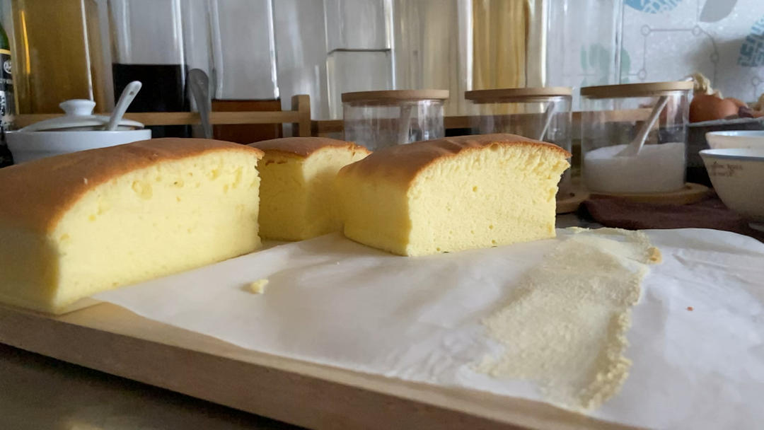 古早蛋糕 用6寸戚风模具 20克低糖版 新手零失败