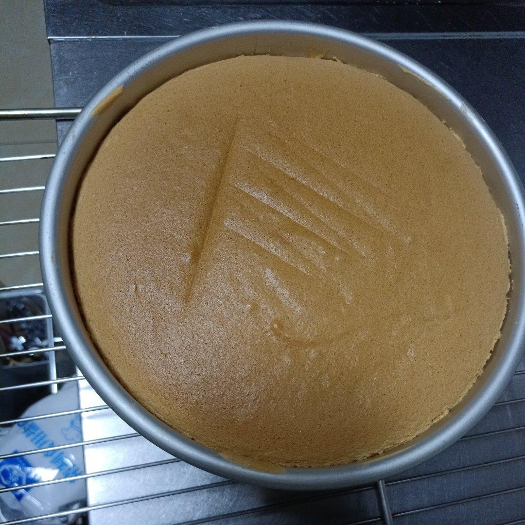 8寸可可戚风蛋糕