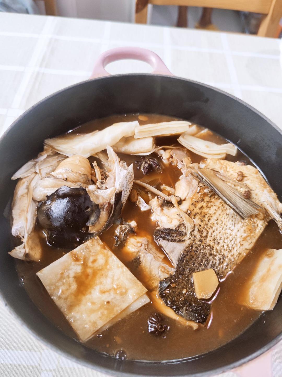 鱼头泡饼 炖鱼头（家庭版旺顺阁）