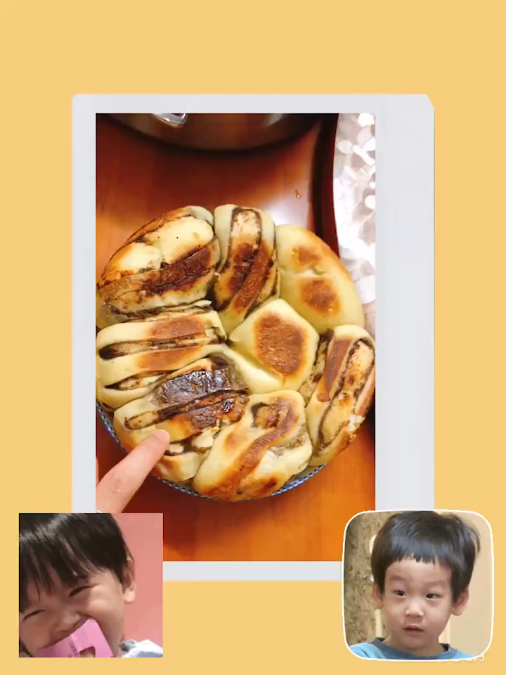蜂蜜小面包、用电饭锅蒸出来的美食