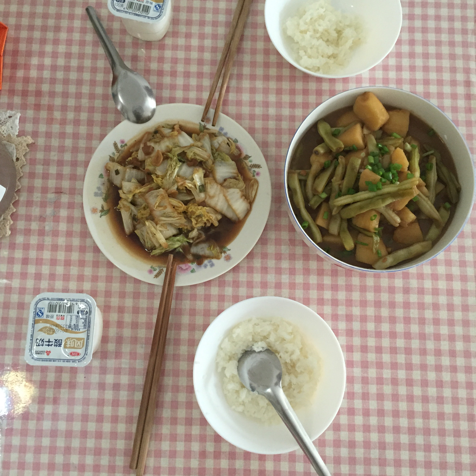 土豆炖豆角