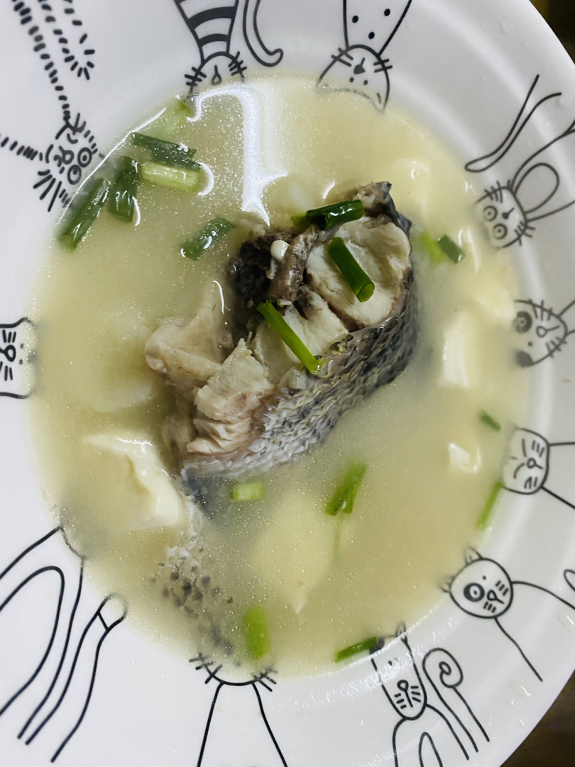 传统版黑鱼豆腐汤