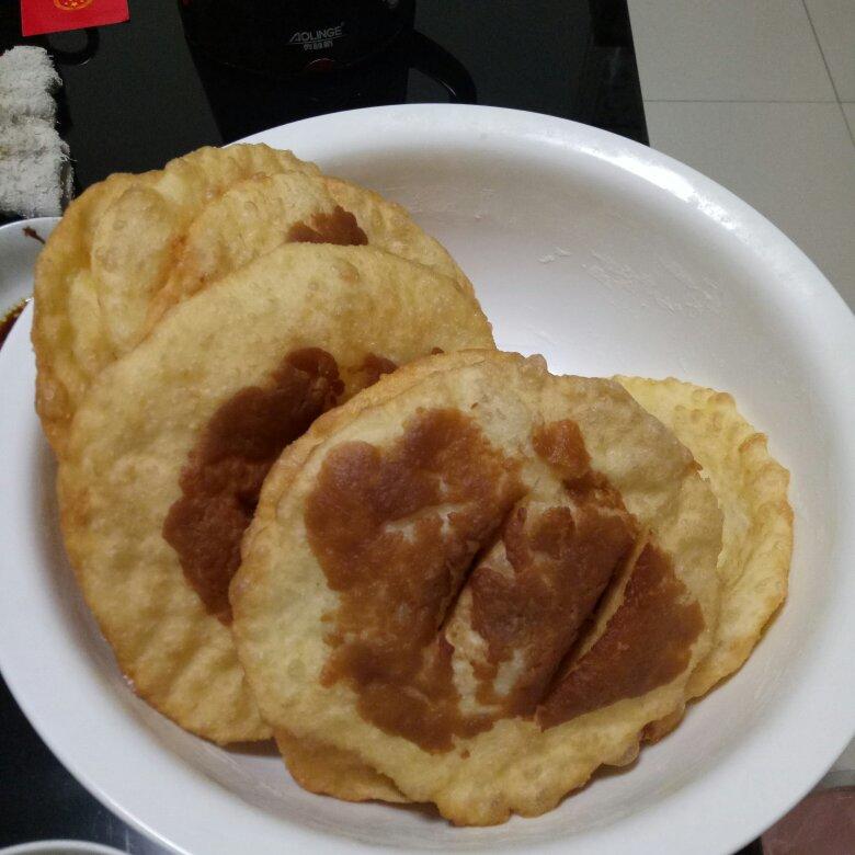 炸油饼、糖油饼