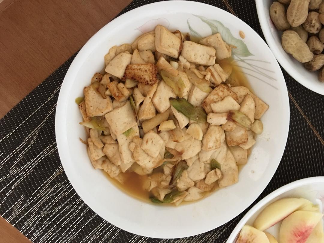 大葱烧豆腐