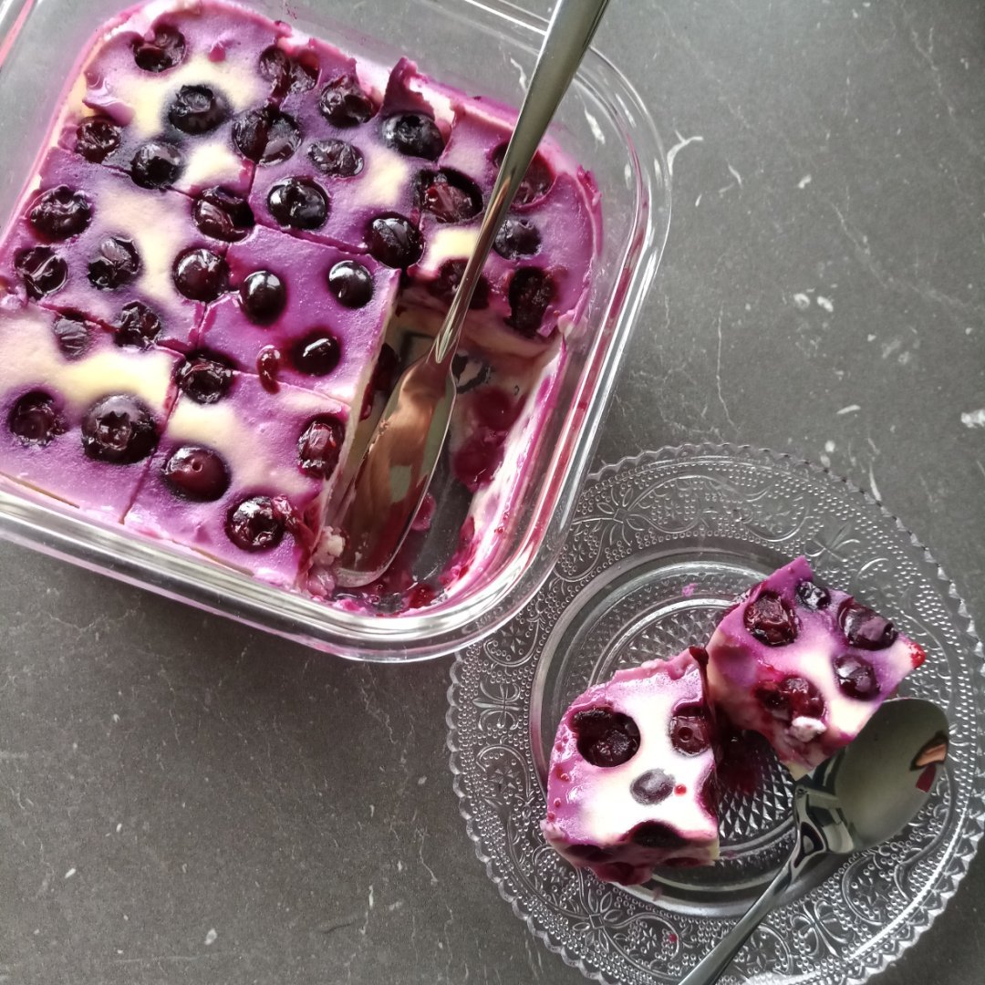 蓝莓酸奶糕（超级简单）