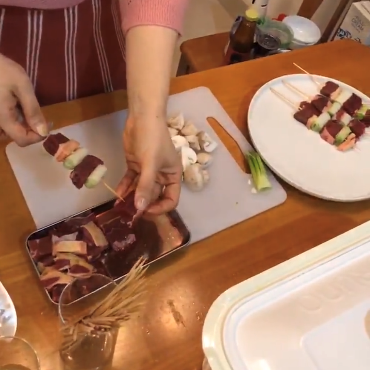 贝卡直播菜谱-牛肉串烧的做法 步骤3