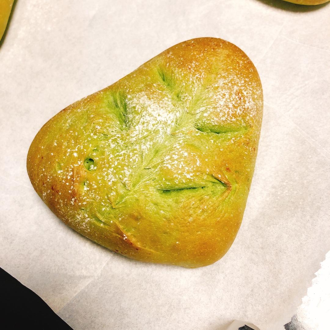 抹茶软欧（蜜豆奶酪馅）
