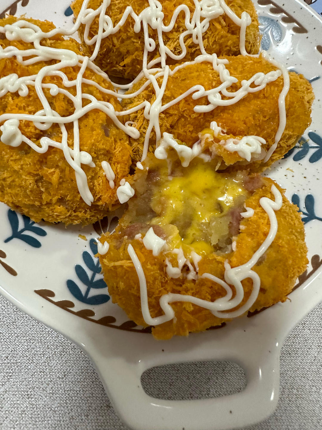 烤箱版芝士流心可乐饼（土豆饼）