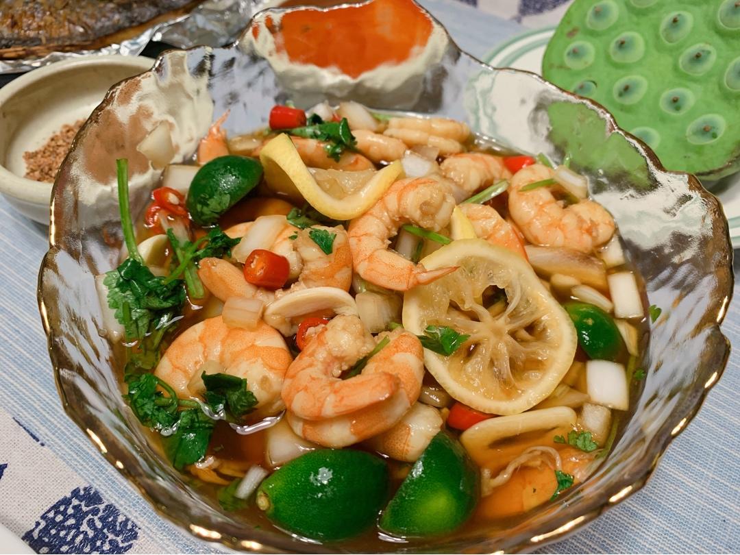 减脂首选 泰式青柠虾