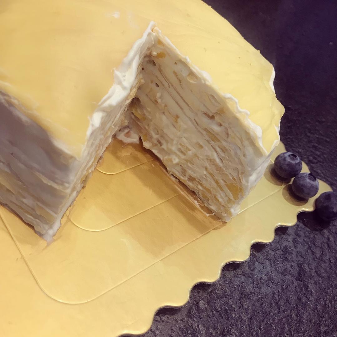 芒果千层蛋糕，100%成功告别煎皮无能