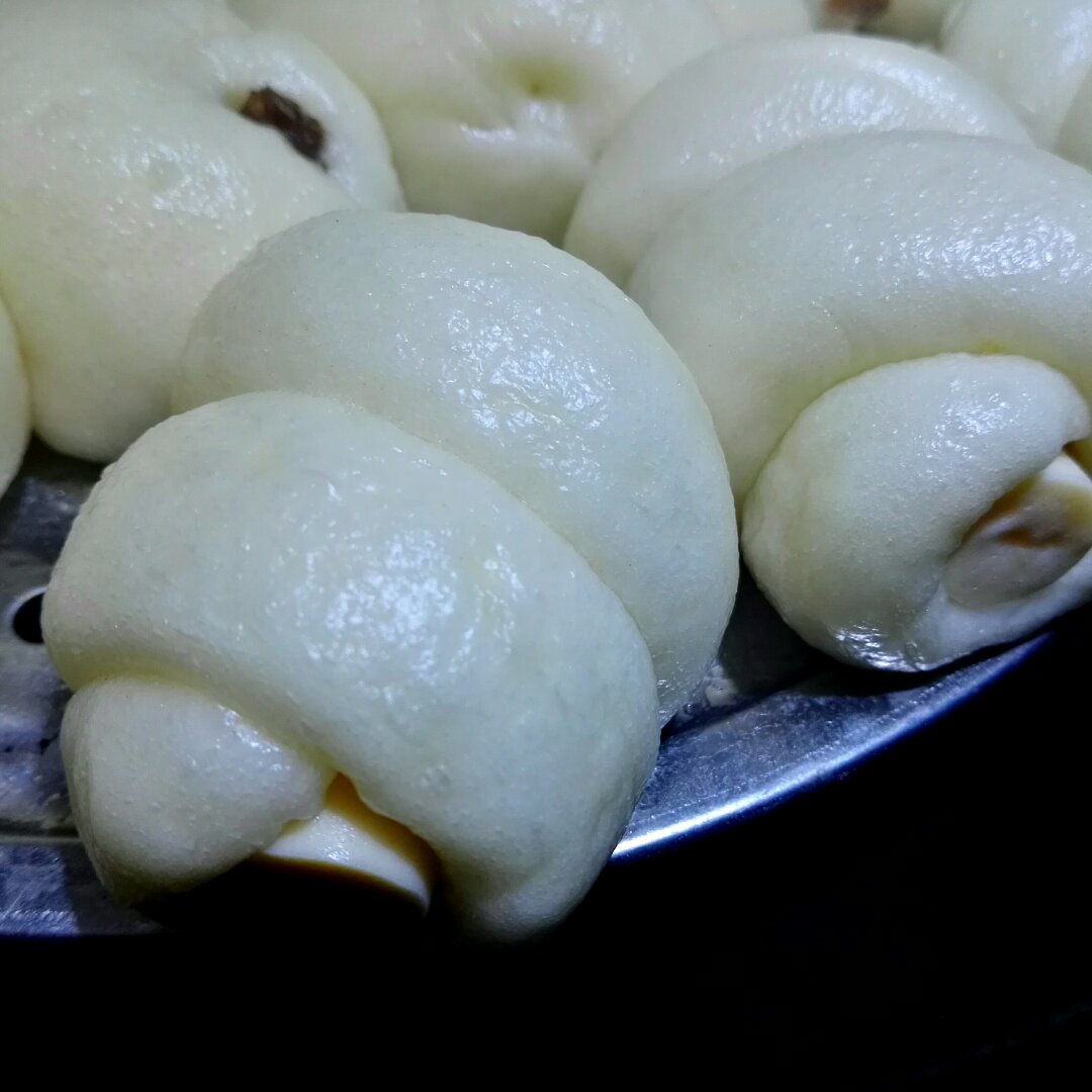 快手火腿卷～一次发酵