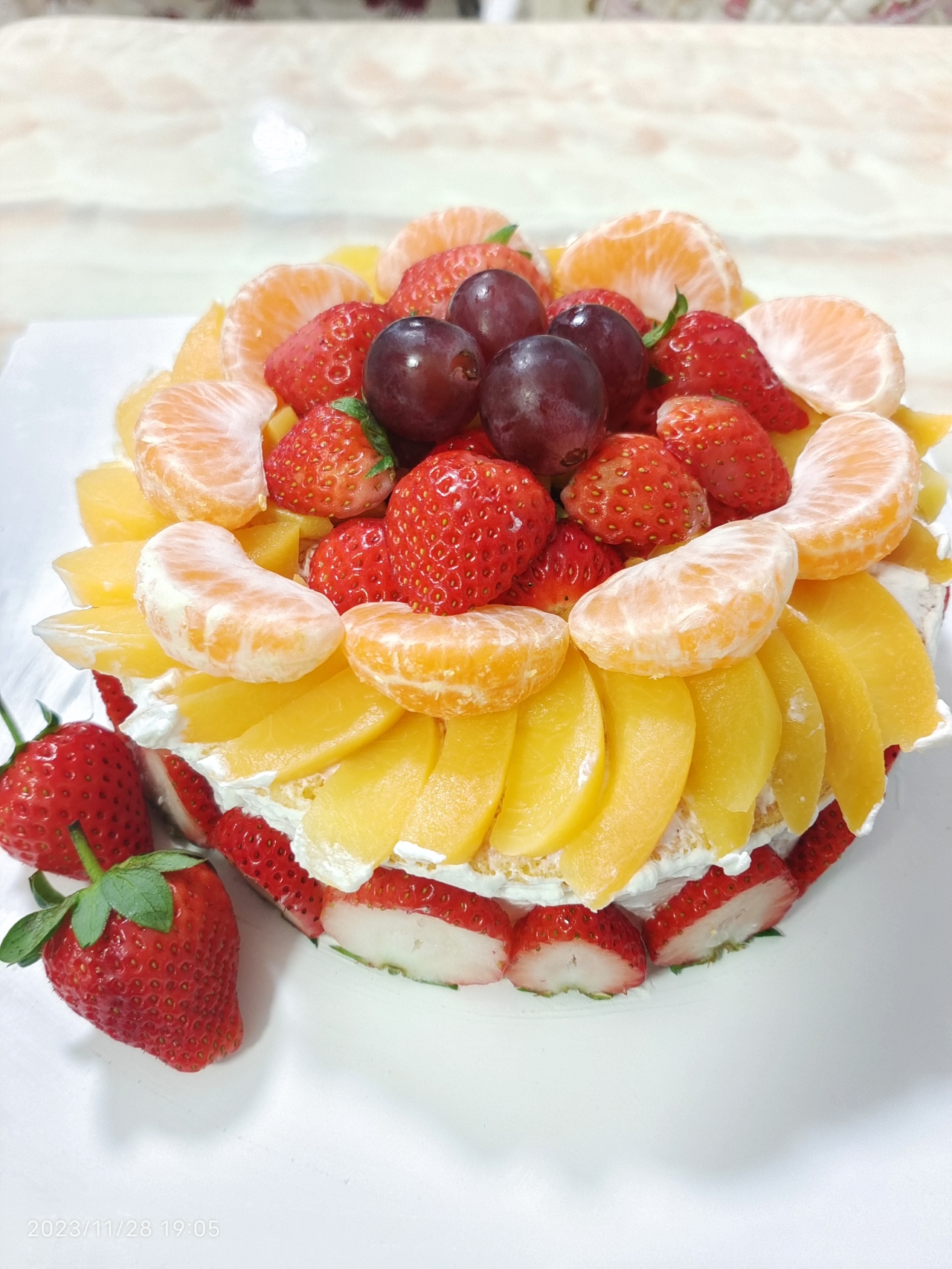 水果蛋糕🎂生日蛋糕的做法