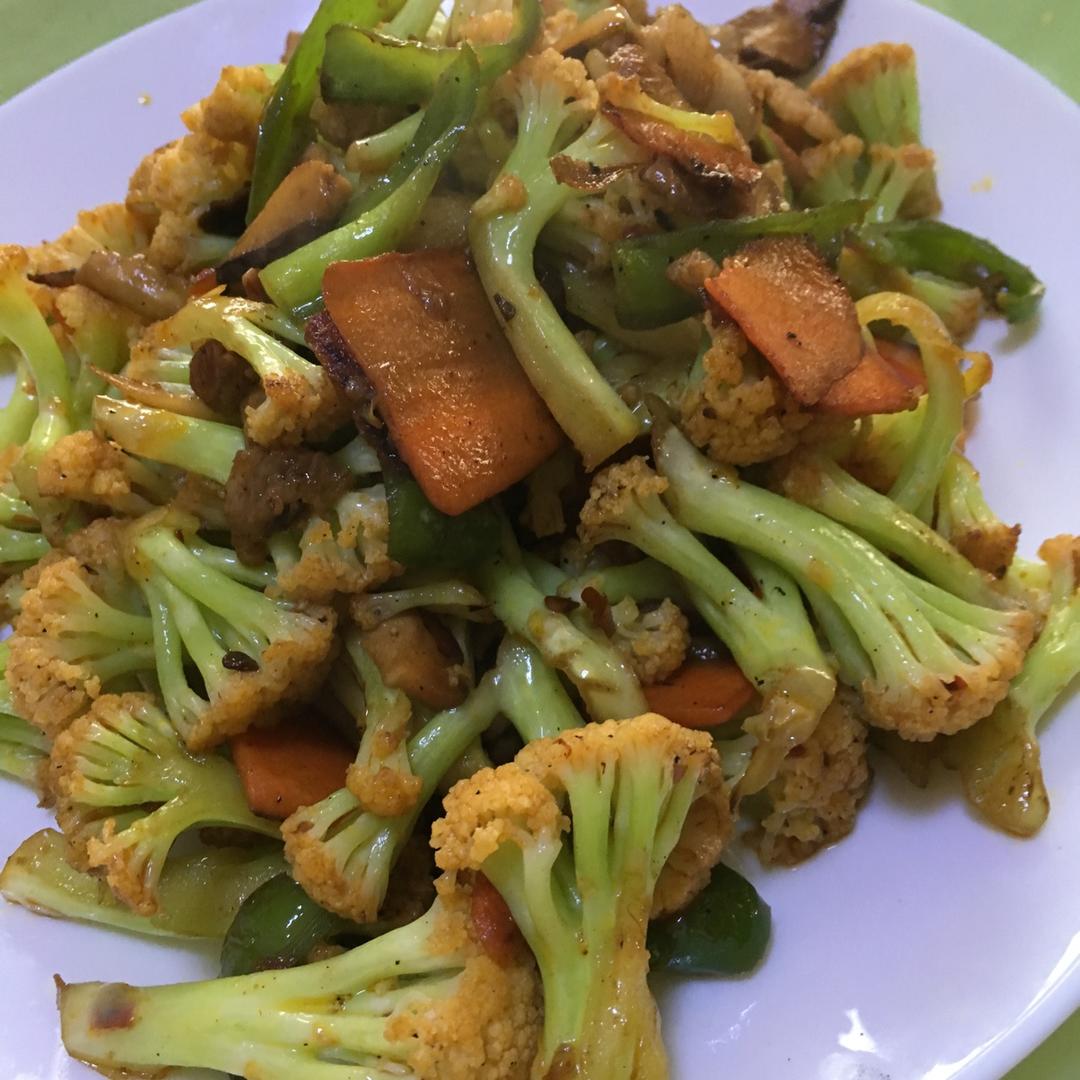 很“浪费”米饭的家常菜之一-------干锅菜花
