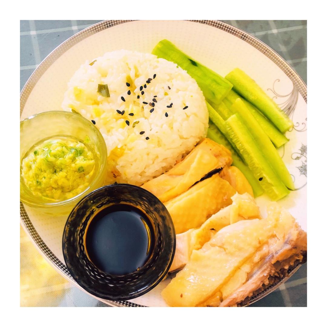 海南鸡饭（不用剁超简单版本，有视频，新加坡厨师教地道做法）