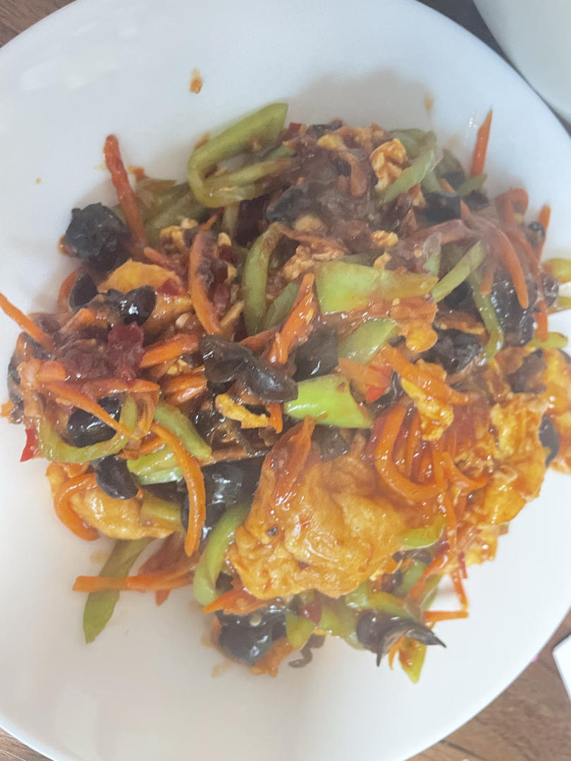 下饭菜鱼香鸡蛋