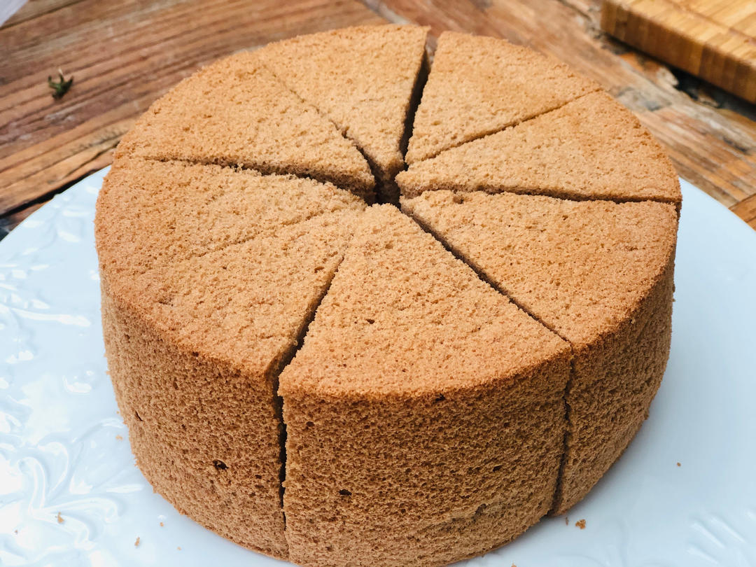 可可戚风蛋糕～8寸～百分百成功