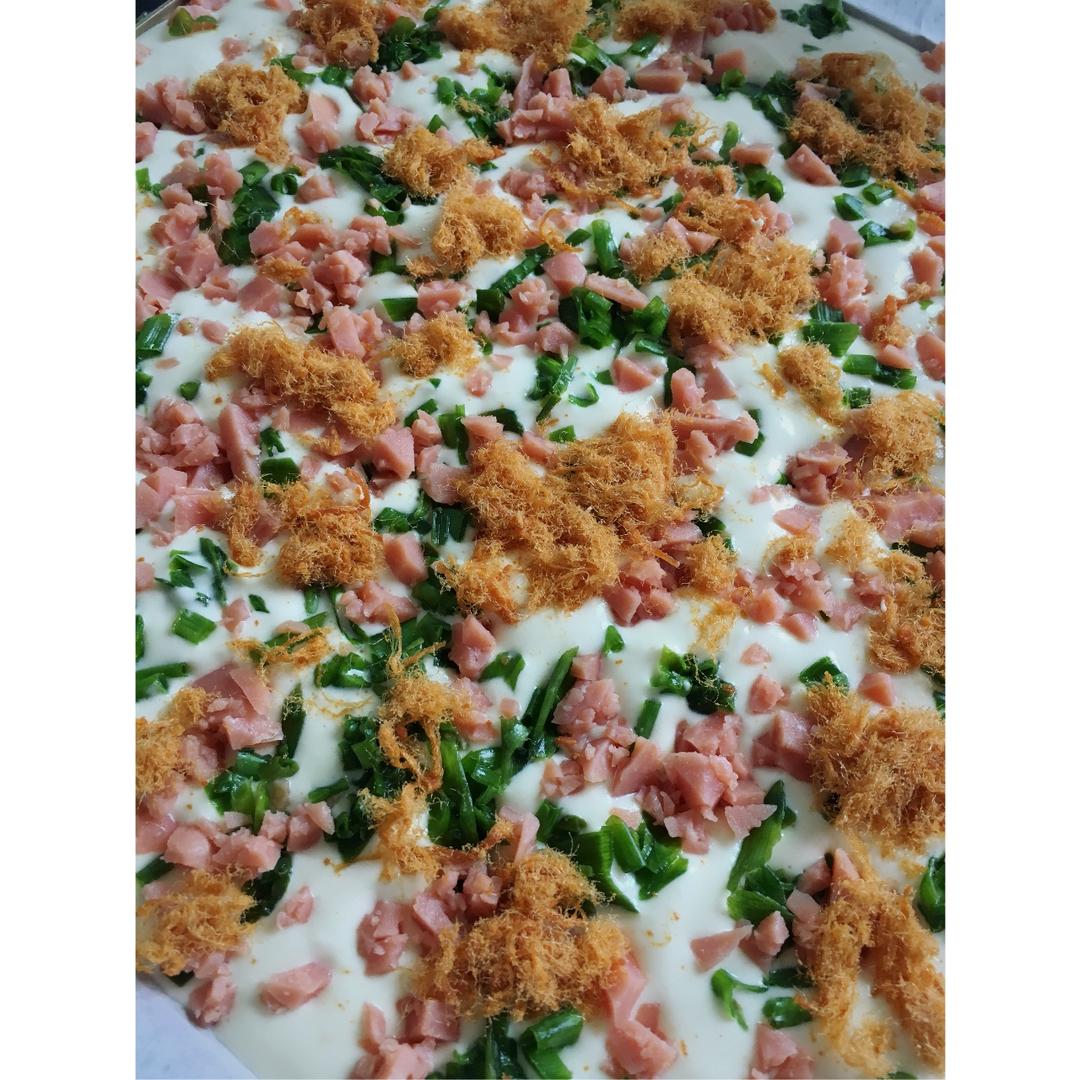 香葱肉松蛋糕卷