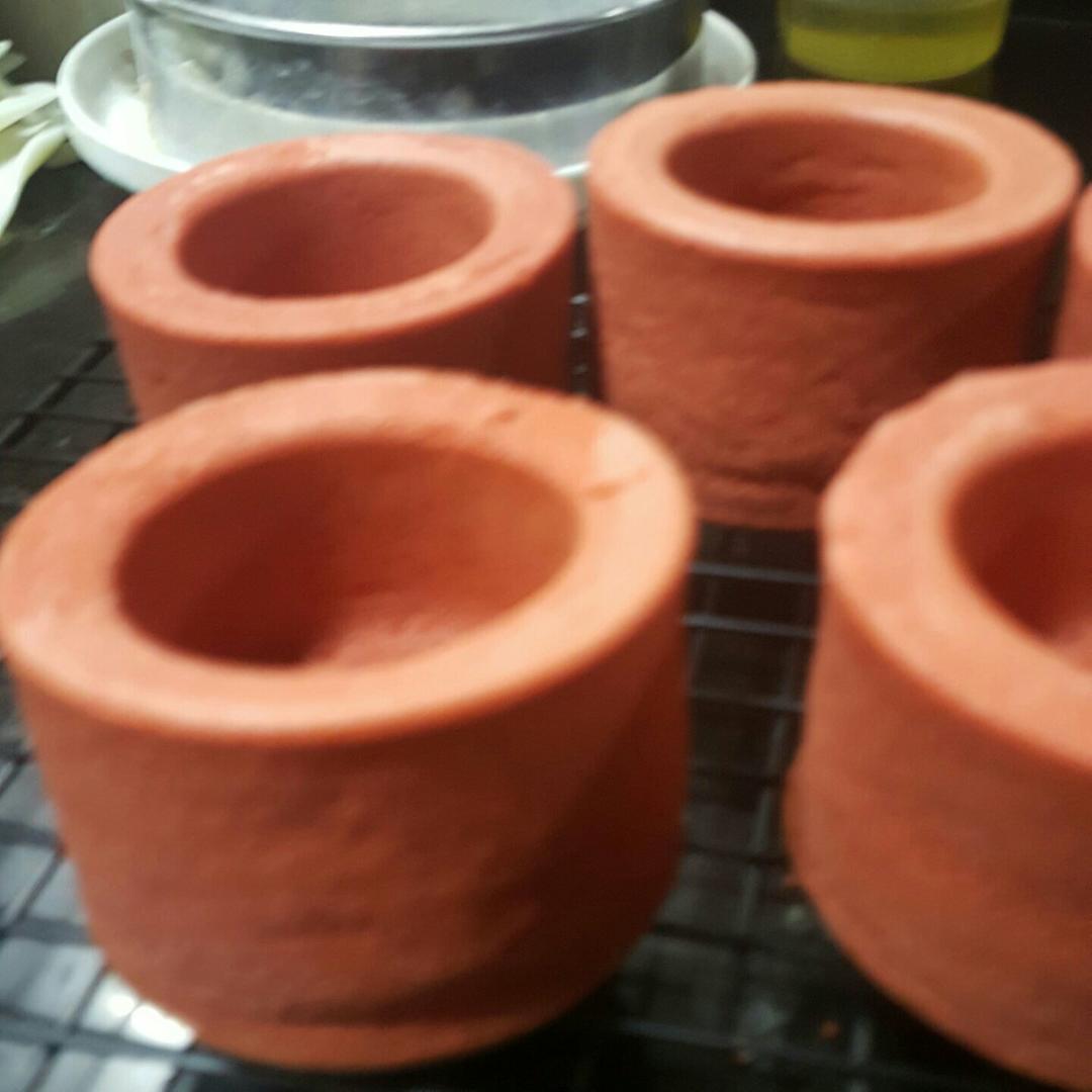 海绵蛋糕水果杯（chefmade堡尔美克模）