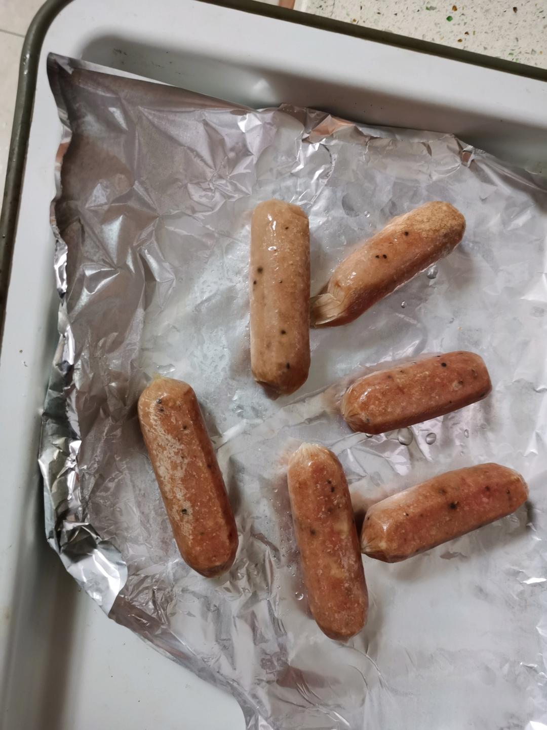 香烤脆皮肠【4月北鼎烤箱食谱】