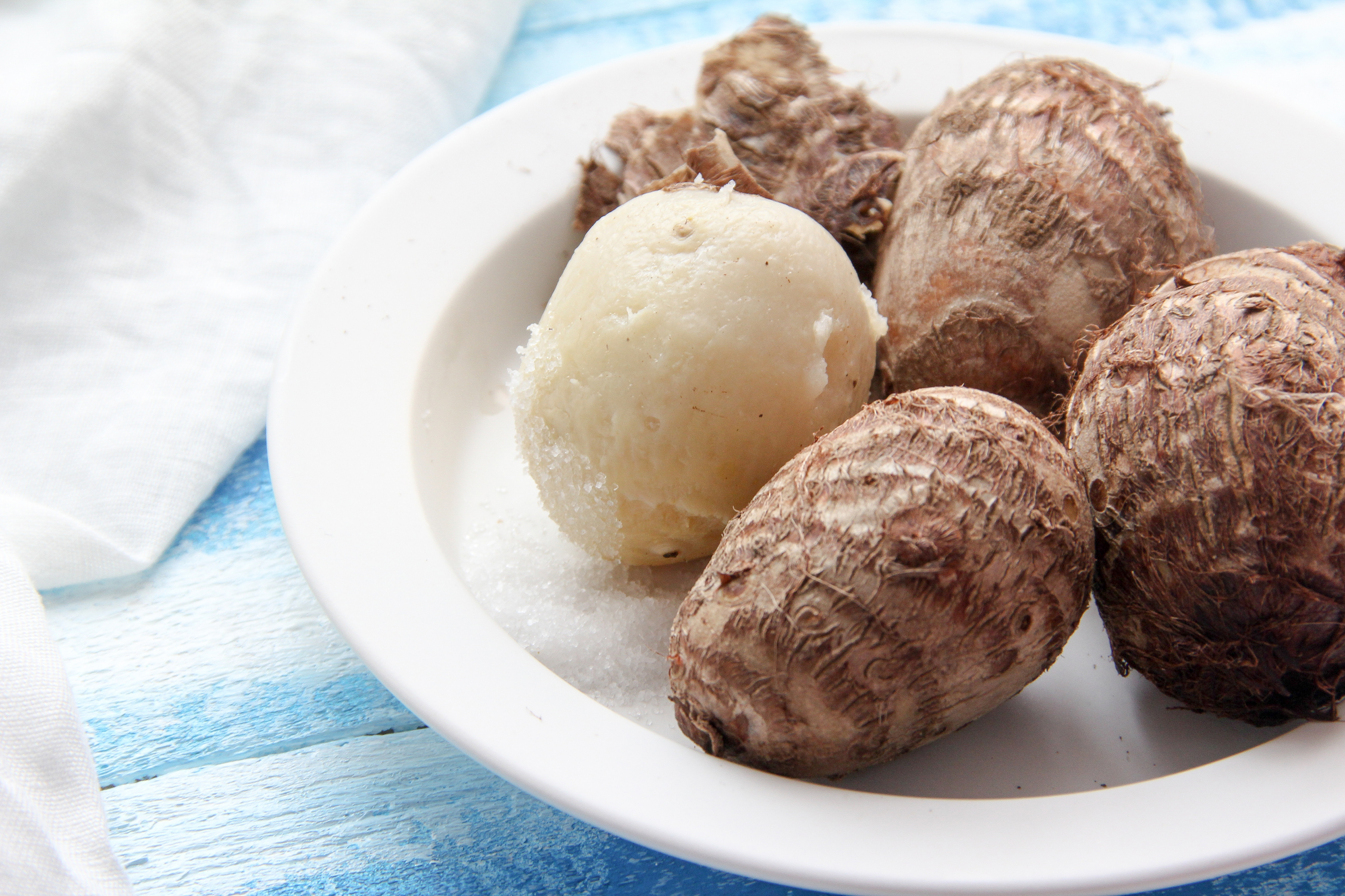 宁芝安朵做的蒸芋艿