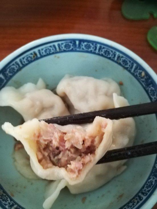 松茸茄子木耳猪肉水饺