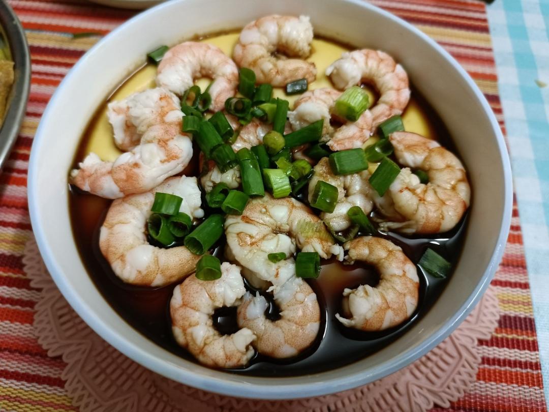 虾仁鸡蛋羹