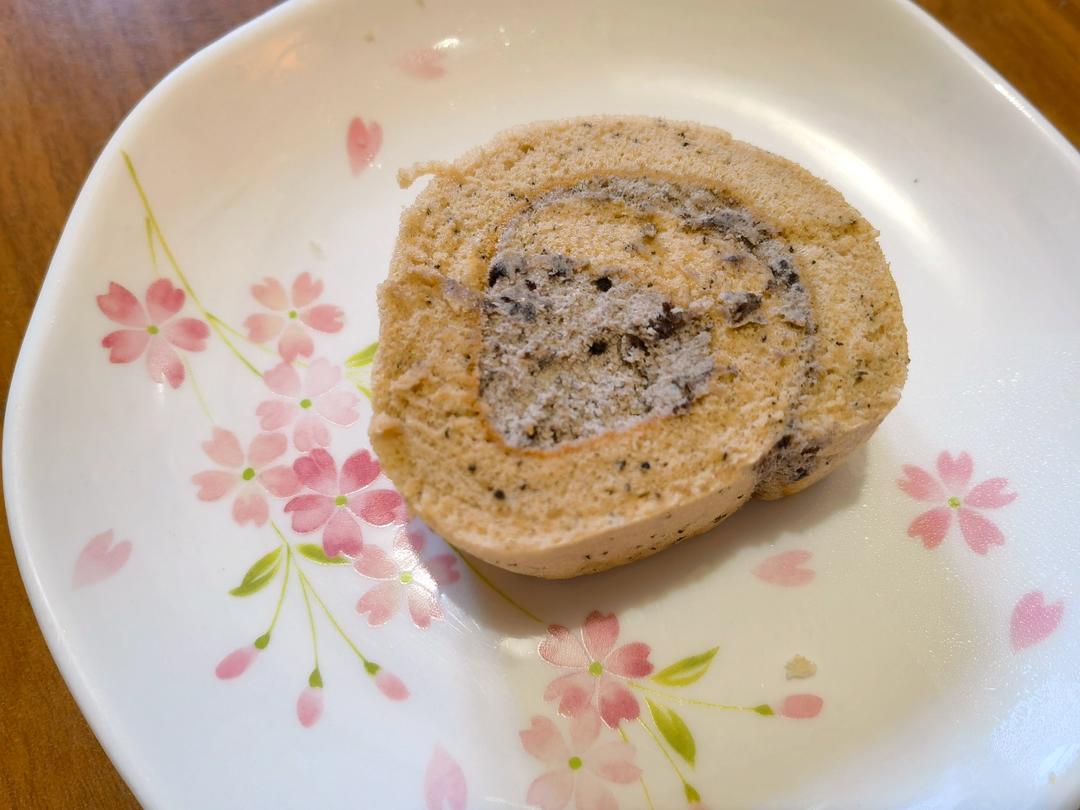吃一次爱上 #伯爵红茶奥利奥蛋糕卷