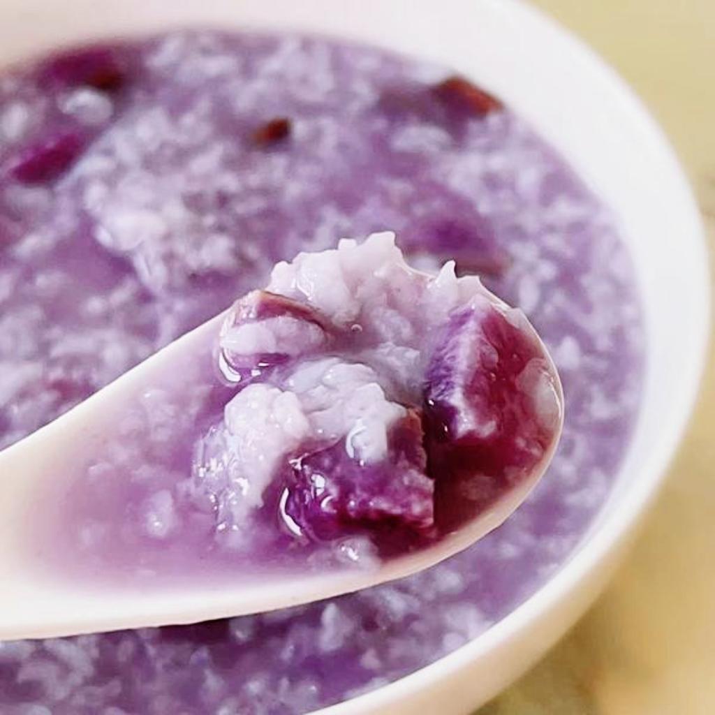 紫淮山药大米粥