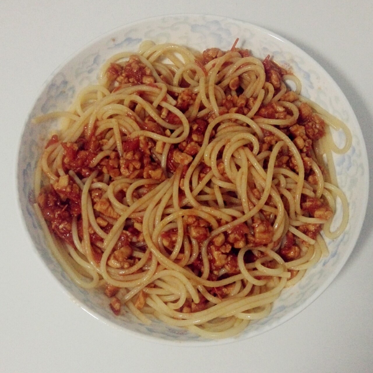 番茄肉酱意大利面