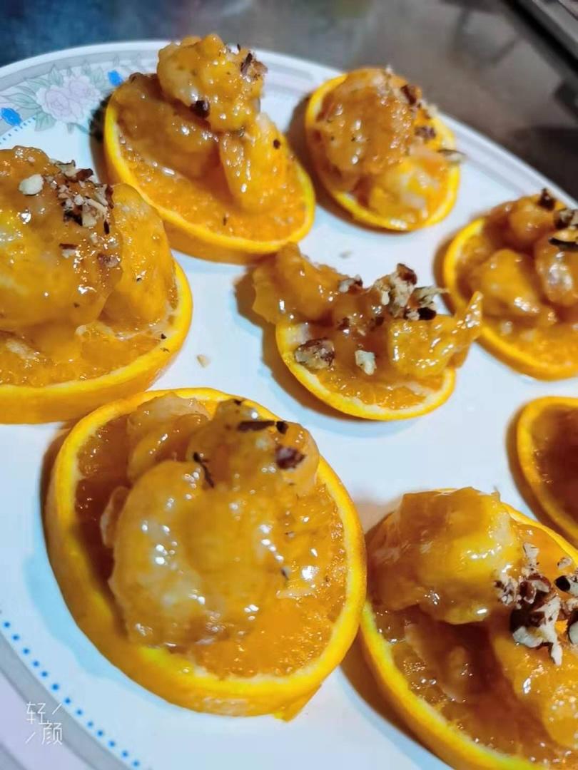 欢喜做年菜：鲜橙腰果沙拉酥虾