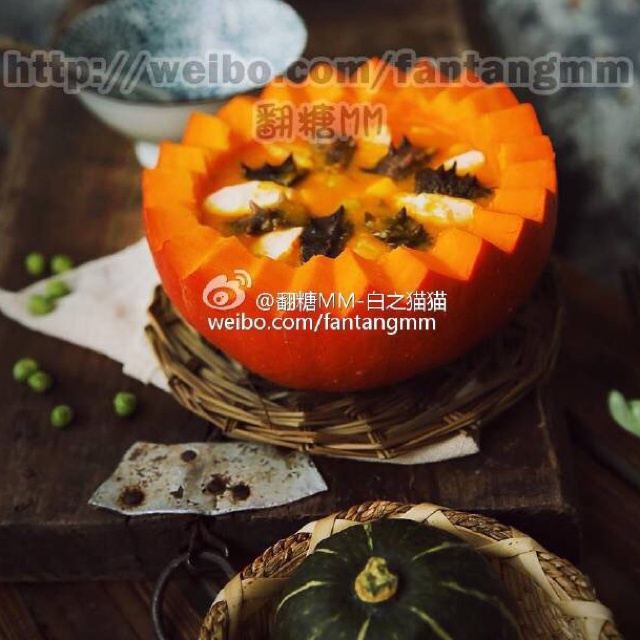 海参南瓜豆腐煲