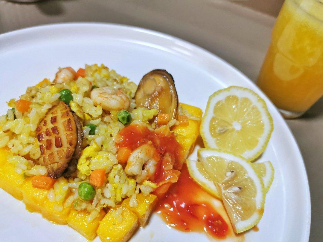 泰式芒果虾仁炒饭