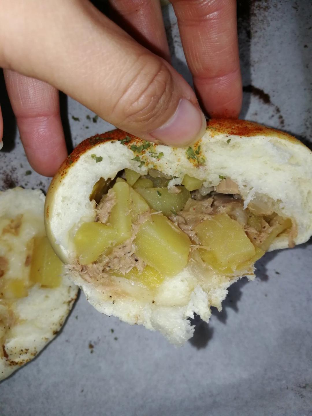 奶汁土豆面包