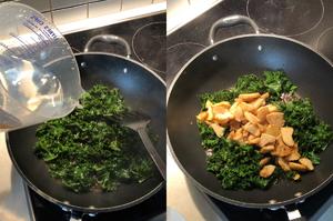 羽衣甘蓝Kale炒猴头菇           配土豆菜花泥的做法 步骤7