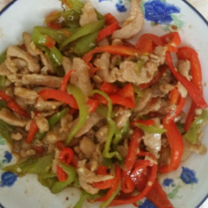 家常菜－青椒炒肉