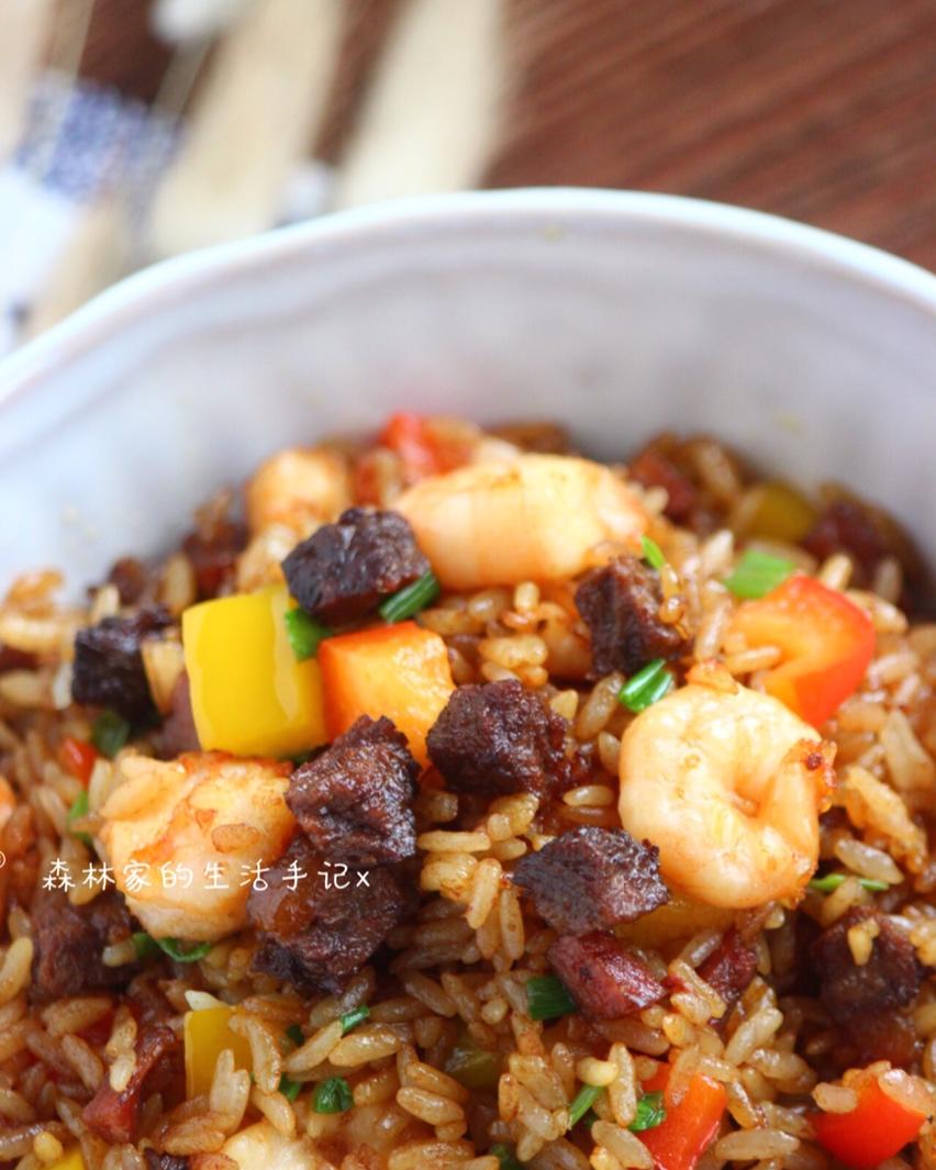 好吃到爆❤️十分钟搞定‼️【至尊海陆炒饭】