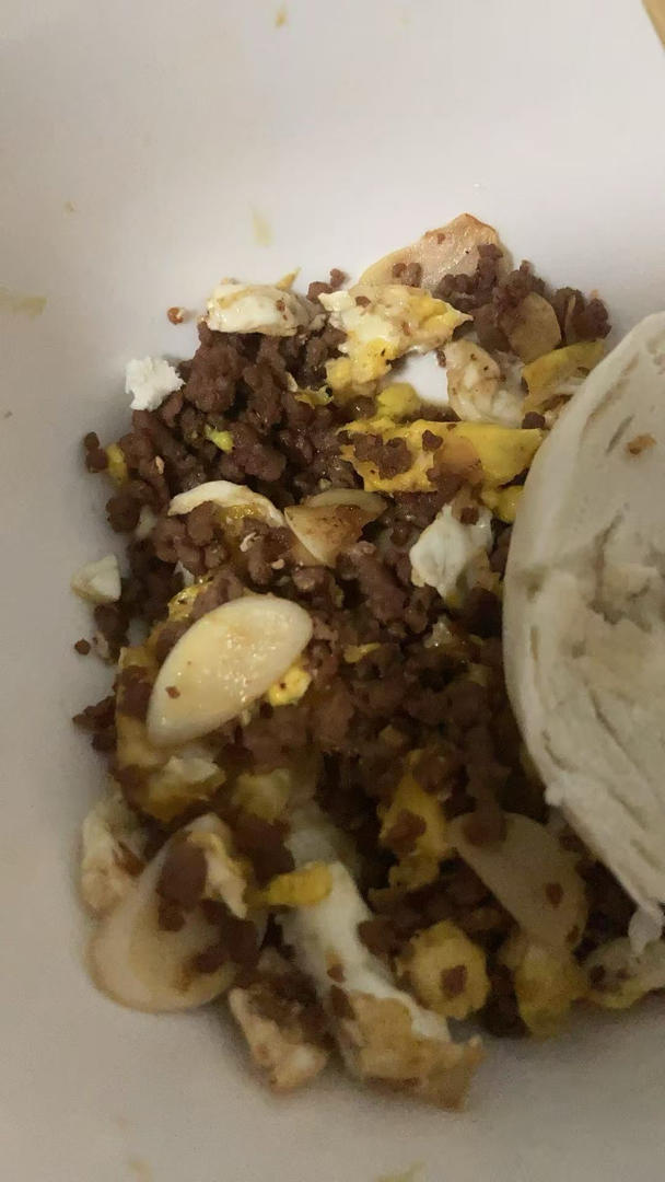 牛肉末炒鸡蛋｜超棒！