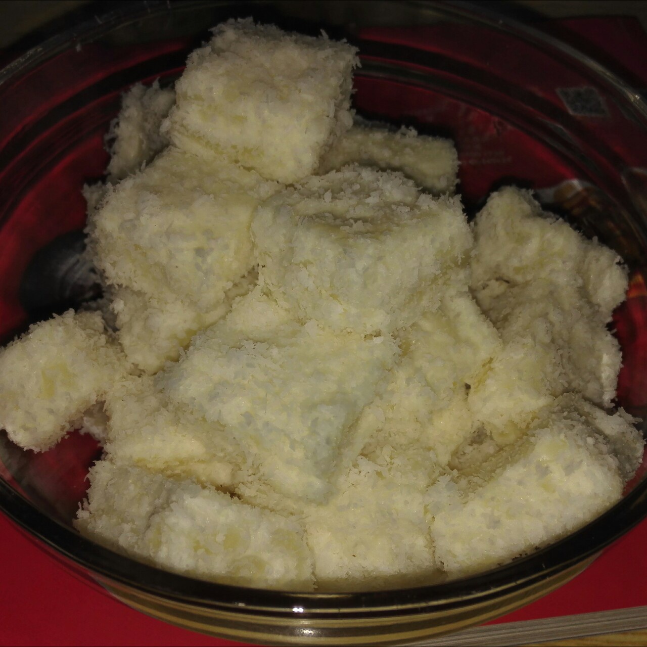 椰蓉牛奶小方