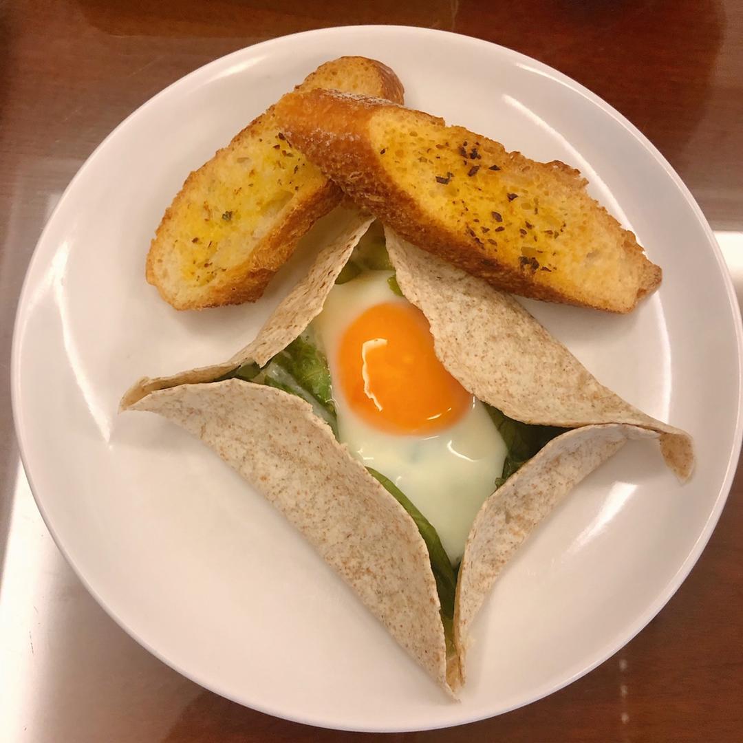 嫩蛋全麦四方饼——抱蛋饼【健康主食】