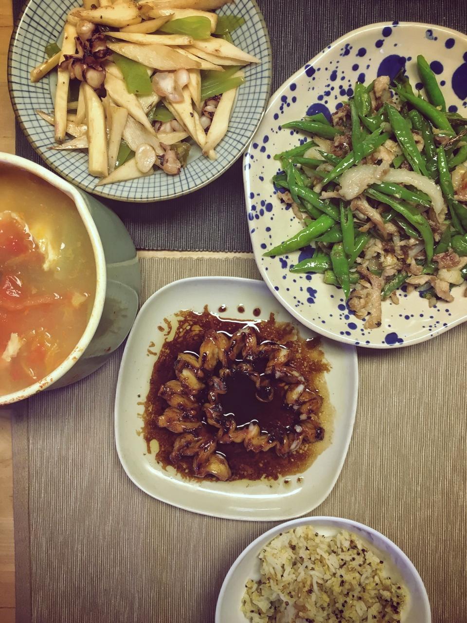 照烧章鱼足