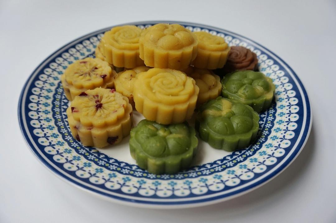 花样绿豆糕