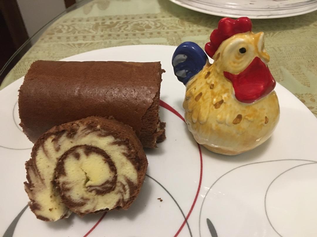 可可戚风蛋糕卷