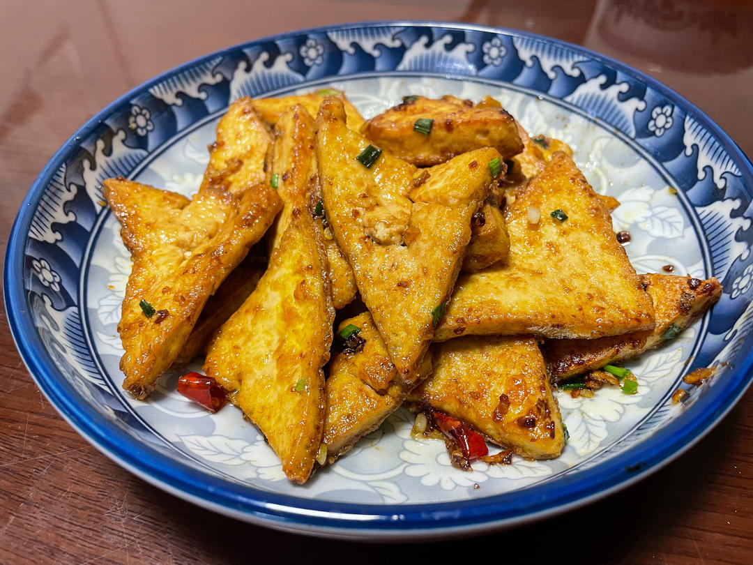 焖煎豆腐
