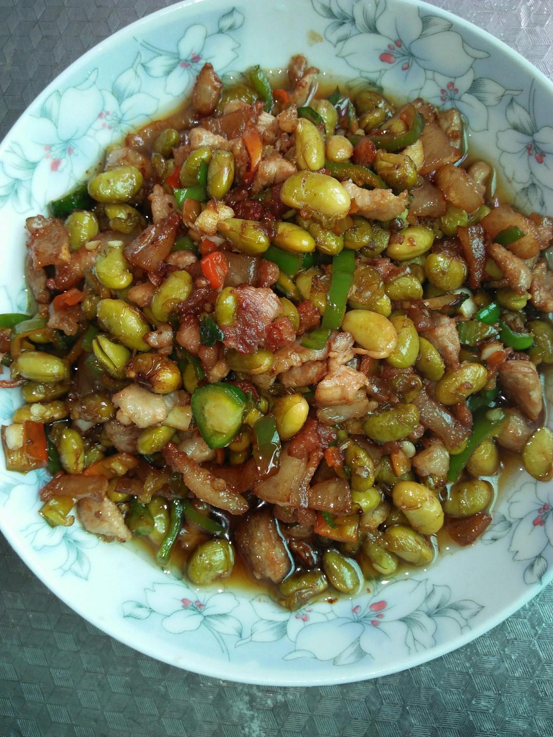 青豆炒肉
